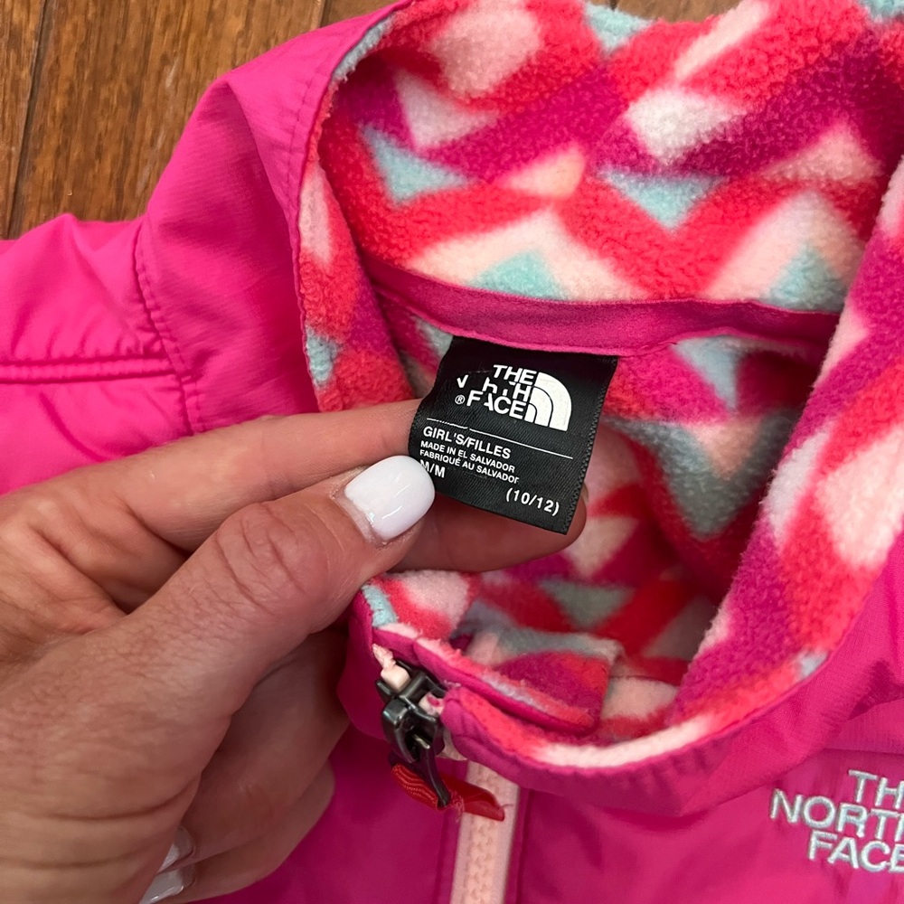 Girls Medium North Face Fleece - Picture 2 of 2